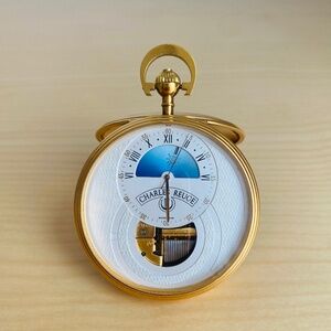 Charles Reuge pocket musical watch with wind-up movement